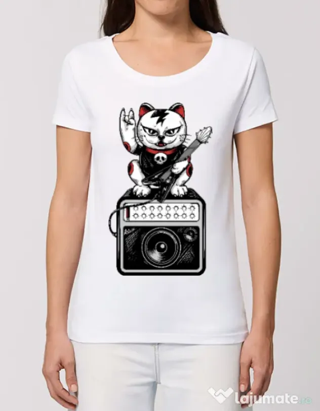 Tricou STANLEY STELLA dama Lets rock Alb