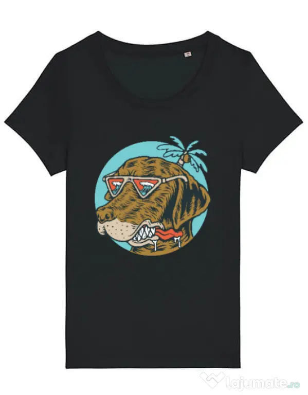 Tricou STANLEY STELLA dama Chill dog Negru