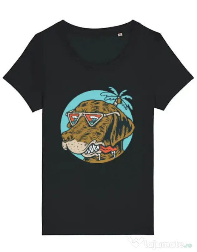 Tricou STANLEY STELLA dama Chill dog Negru