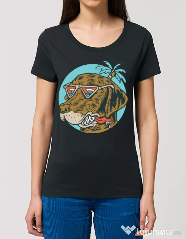 Tricou STANLEY STELLA dama Chill dog Negru