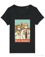 Tricou STANLEY STELLA dama Real heroes Negru