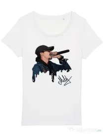 Tricou STANLEY STELLA dama Adi Morosanu FAMILIA Alb