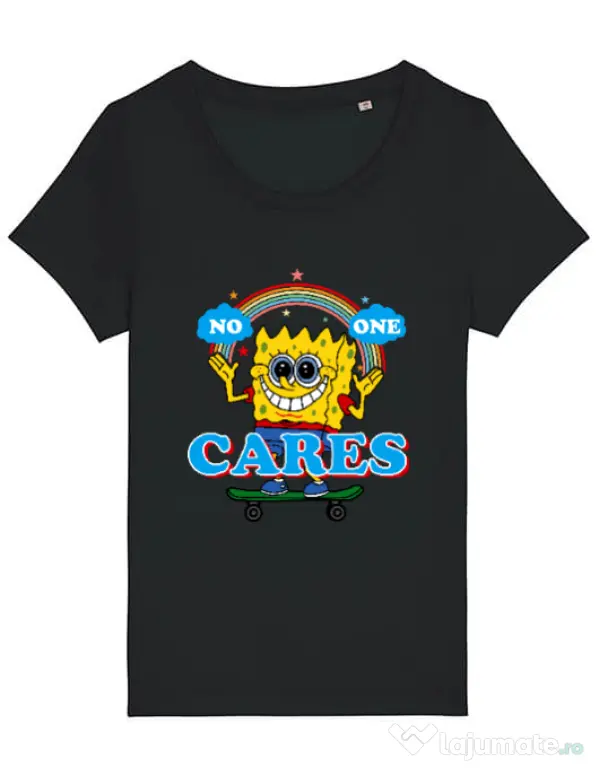 Tricou STANLEY STELLA dama No one cares Negru