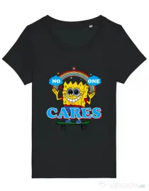 Tricou STANLEY STELLA dama No one cares Negru