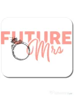 Mousepad personalizat Future Mrs Alb
