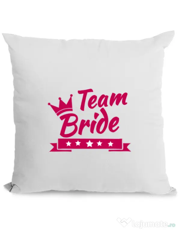 Perna Petrecerea burlacitelor Team Bride Alb