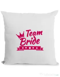 Perna Petrecerea burlacitelor Team Bride Alb
