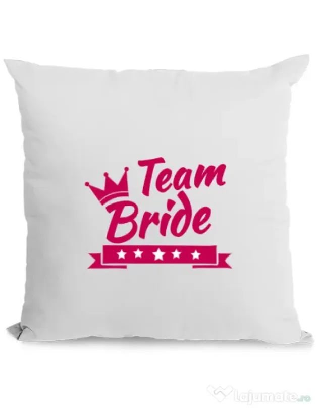 Perna Petrecerea burlacitelor Team Bride Alb