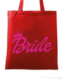Sacosa personalizata Mireasa Barbie Bride Rosu