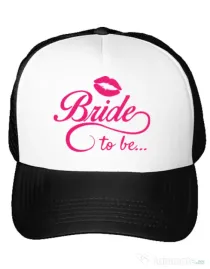 Sapca personalizata Mireasa Bride to be Alb