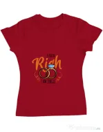 Tricou Burlacite ADLER If you are rich Rosu