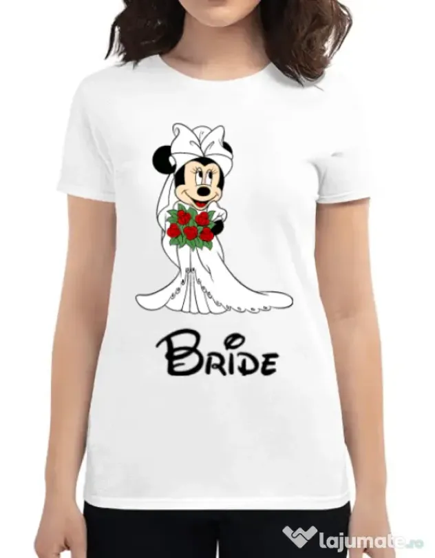 Tricou Mireasa ADLER Bride Minnie Alb