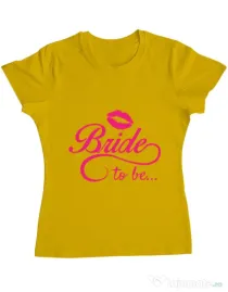 Tricou Mireasa ADLER Bride to be Galben