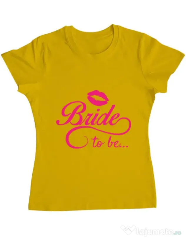 Tricou Mireasa ADLER Bride to be Galben