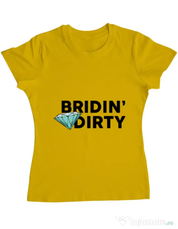 Tricou Mireasa ADLER Bridin dirty Galben