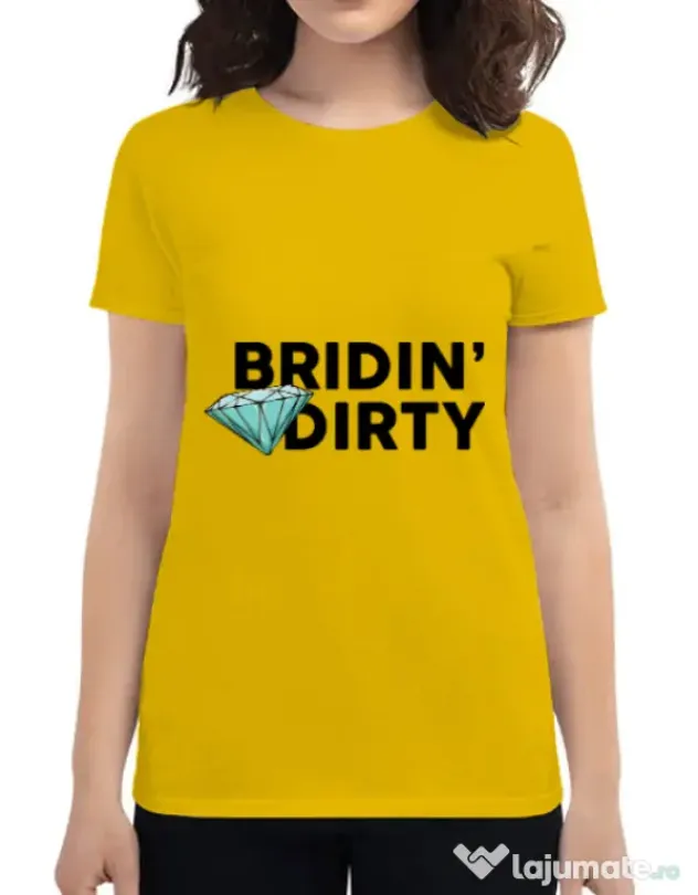 Tricou Mireasa ADLER Bridin dirty Galben