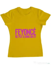 Tricou Mireasa ADLER Feyonce Galben
