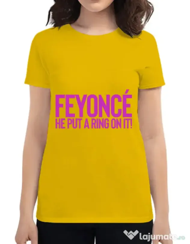 Tricou Mireasa ADLER Feyonce Galben
