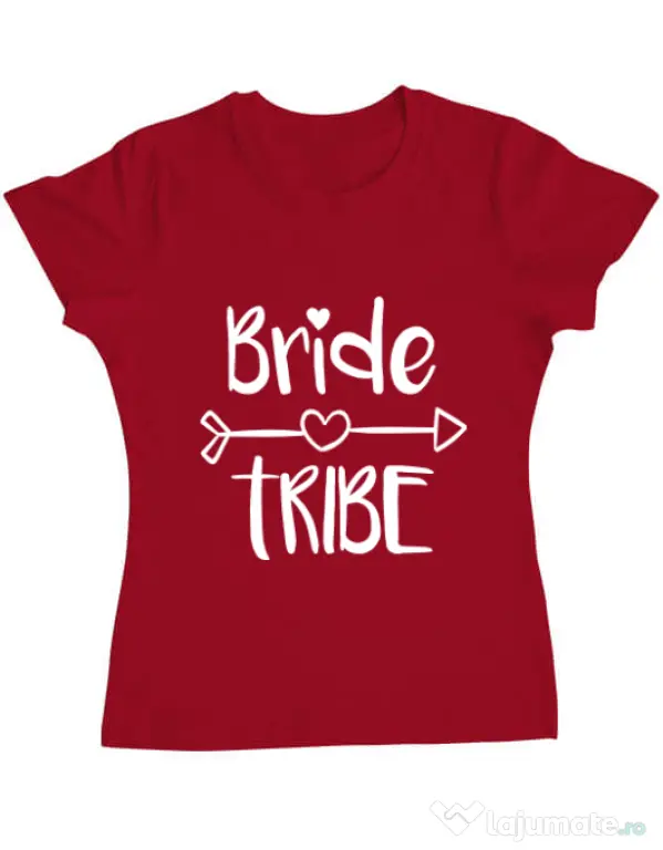 Tricou Petrecerea burlacitelor ADLER Bride tribe Rosu