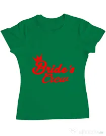 Tricou Petrecerea burlacitelor ADLER Brides crew Verde