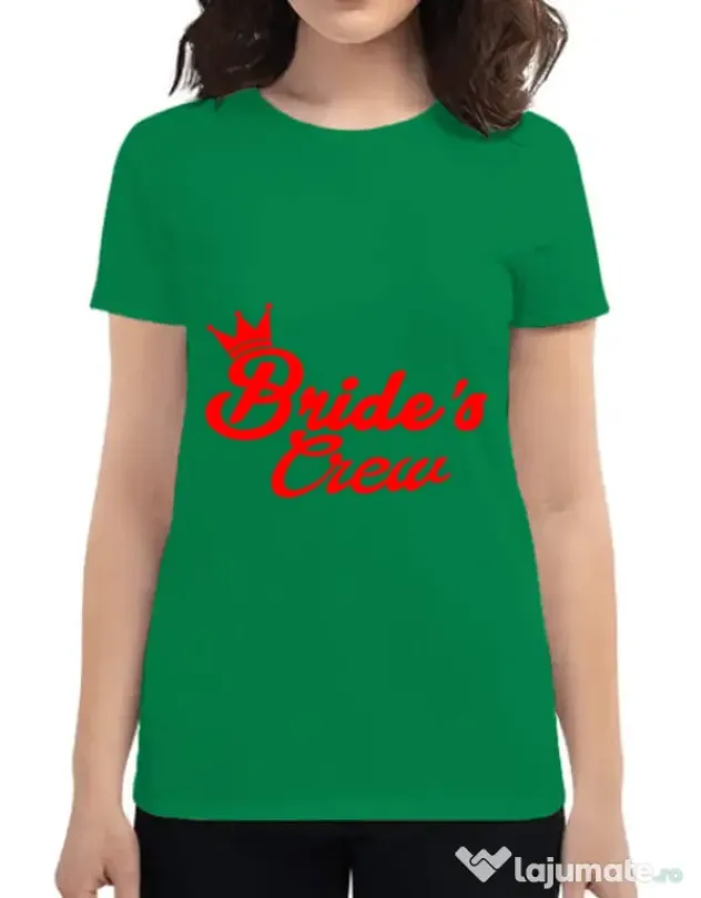 Tricou Petrecerea burlacitelor ADLER Brides crew Verde