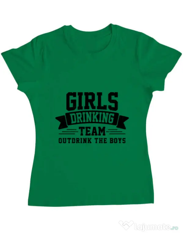 Tricou Petrecerea burlacitelor ADLER Girls drinking team Verde