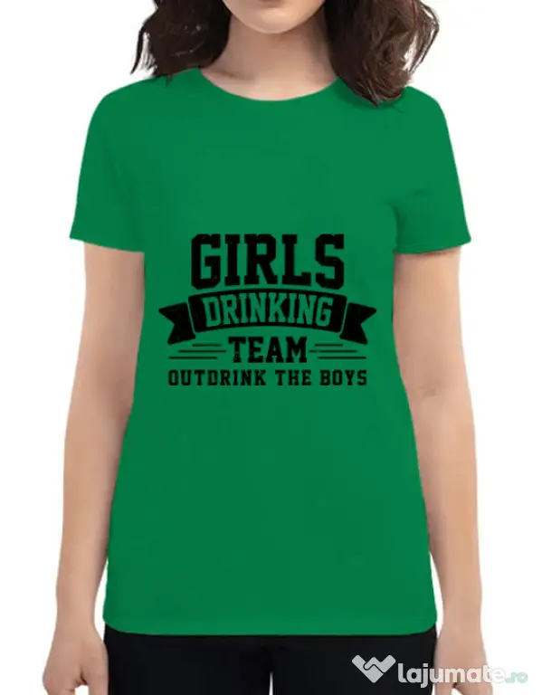 Tricou Petrecerea burlacitelor ADLER Girls drinking team Verde