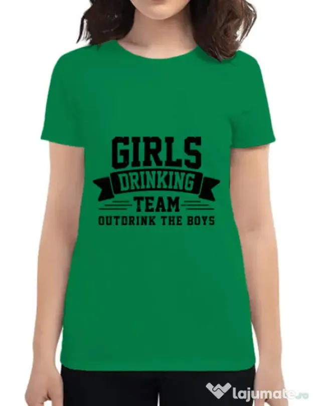 Tricou Petrecerea burlacitelor ADLER Girls drinking team Verde