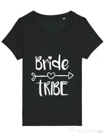 Tricou Petrecerea burlacitelor STANLEY STELLA Bride tribe Negru