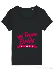 Tricou Petrecerea burlacitelor STANLEY STELLA Team Bride Negru