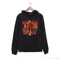 Hanorac personalizat negru unisex This is the way