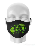 Masca personalizata reutilizabila Android anatomy Negru