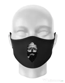 Masca personalizata reutilizabila Bone sailor Negru