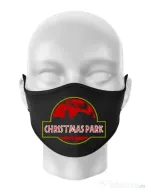 Masca personalizata reutilizabila Christmas park Negru