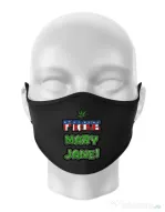 Masca personalizata reutilizabila Free Mary Jane Negru