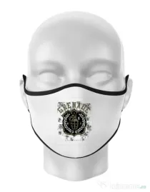Masca personalizata reutilizabila Grenade Alb