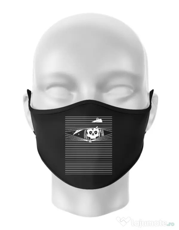 Masca personalizata reutilizabila Lurk Negru