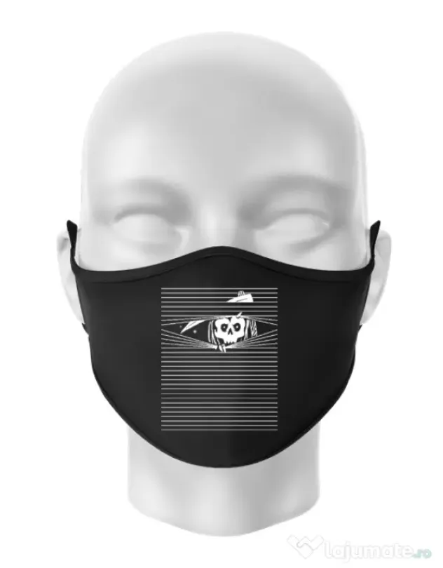 Masca personalizata reutilizabila Lurk Negru