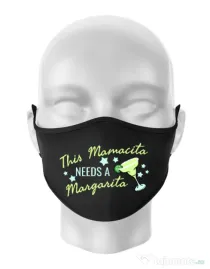 Masca personalizata reutilizabila Mamacita Negru