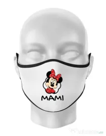 Masca personalizata reutilizabila Mouse mommy Alb