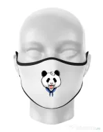 Masca personalizata reutilizabila Panda Sailor Alb