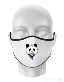 Masca personalizata reutilizabila Panda Sailor Alb