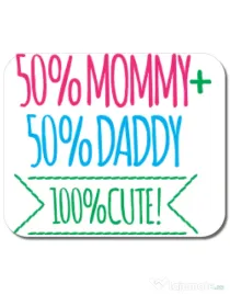 Mousepad personalizat 100 Cute Alb