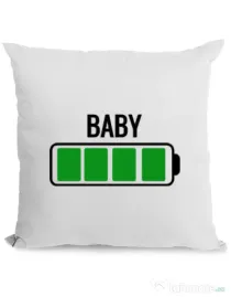 Perna personalizata Baby battery Alb