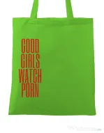 Sacosa din panza Bad girls Verde mar