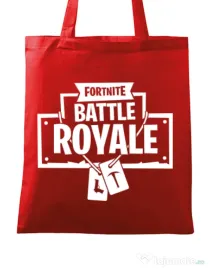 Sacosa din panza Battle royale Rosu