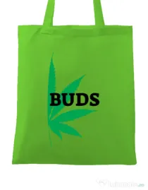 Sacosa din panza Best buds 2 Verde mar