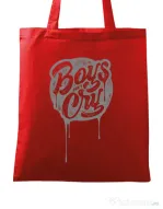 Sacosa din panza Boys Dont Cry Rosu