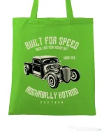 Sacosa din panza Built For Speed Verde mar