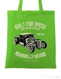 Sacosa din panza Built For Speed Verde mar
